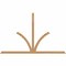 Ekena Millwork Richland Timber Gable Bracket, Western Red Cedar, 108"W x 68"H x 3 1/2"D x 3 1/2"F, 15/12 Pitch GBW108X68X0404RIC00SWR - alternate 1